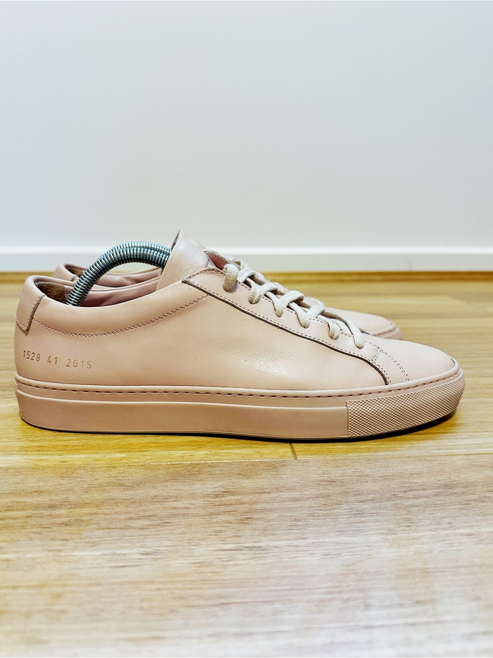 Common Projects Low-Top Sneakers in Blush (EU 41; US 8-8.5)